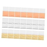 Gadpiparty 3 Sätze Blätter Goldfoliendekoration blättern LED Künste Basteln Goldfolienpapier Kunstbedarf flockendekor selber Machen Folienpapierhandwerk für die Kunst Nachahmung von Blattgold