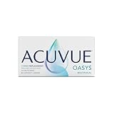 ACUVUE OASYS MULTIFOCAL Kontaktlinsen – Gleitsichtlinsen für den Nah-, Zwischen- und Fernbereich – -5.50 dpt und BC 8,4 – Addition H – Mit UV Schutz und Austrocknungsschutz – 6 Linsen