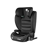 Tulano Joy 25 Auto-Kindersitz 15–36 kg mit Isofix | Gruppe 2/3 Autositz 100–150 cm | Sitzerhöhung Kinder | höhenverstellbare Kopfstütze | Bezug waschbar | mit Gurt | Schwarz