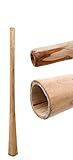 Didgeridoo aus Teakholz naturbelassen geölt Länge: 130 cm schöner Gegendruck vergleichbar mit Eukalyptus aber preiswerter klarer Ton Rissstabilität Weltmusik Aborigines Australien Percussion