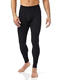 Odlo Herren Thermohose Active Warm Thermounterwäsche Skiunterwäsche Funktionsunterwäsche Lange Hose, Schwarz, XL EU