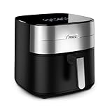 Princess Heißluftfritteuse - Zwei Heizelemente - BPA- und PFAS-frei - XXL - 8 L - Voreingestellte Programme - Einstellbare Temperatur und Timer- 2000 W - 182280