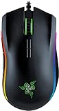 Razer Mamba Elite Gaming-Maus, kabelgebunden, 16.000 DPI, optischer Sensor, Chroma RGB-Beleuchtung, 9 programmierbare Tasten, mechanische Schalter