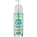 essence jelly GRIP HYDRATING PRIMER, Grün, feuchtigkeitsspendend, glättend, natürlich, für trockene Haut, vegan, ohne Parabene, Nanopartikel frei, glutenfrei, 1er Pack (29ml)