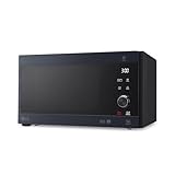 LG MH6565CPW - Mikrowelle mit Grill und digitalem Display, 25 Liter und 1000 W, LG Mikrowelle mit Smart Inverter und EasyClean, Schnelleres Kochen, hält Geschmack und Nährstoffe, Schwarz