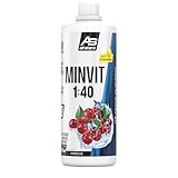 All Stars MINVIT Kirsche Getränkekonzentrat 1L I Sirup inkl. Vitamine & Mineralstoffe I Konzentrat für 40L Getränk I Sport Drink zuckerarm I Getränkesirup mit L-Carnitin