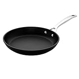 Le Creuset Aluminium-Antihaft flache Pfanne, Ø 28 cm, Für alle Herdarten inkl. Induktion geeignet, Anthrazit/Silber, 51112280010002