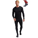 Merino.tech Merino Wool Baselayer Herren Set - Mittelschwer Merino Wool Thermounterwäsche für Herren Long John Set - Oben und Unten (X-Large, 250 Charcoal Grey)