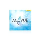 ACUVUE OASYS MAX 1-Day MULTIFOCAL Tageskontaktlinsen – 90 Gleitsichtlinsen für den Nah-, Zwischen- und Fernbereich – Tageskontaktlinsen mit -2.25 dpt und BC 8.4 – UV Schutz & angenehmes Tragegefühl