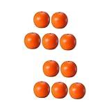 JUMPLAWN 10stücke Realistische Künstliche Orangen Dekorative Früchte Für Fotografie Hochzeiten Und Partys Lebensnahe Fake Fruit Ornamente Für Zuhause Restaurants Und Cafés