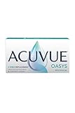 ACUVUE OASYS MULTIFOCAL Kontaktlinsen – Gleitsichtlinsen für den Nah-, Zwischen- und Fernbereich – -2.50 dpt und BC 8,4 – Addition H – Mit UV Schutz und Austrocknungsschutz – 6 Linsen