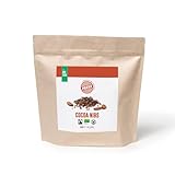 PAKKA Bio Fairtrade Kakao Nibs, 600g, Öko & Fair, Cacao Cocoa Nibs, direkt hergestellt und abgefüllt vom Produzenten in Kolumbien, vegan,600 g (1er Pack))