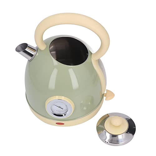 Atyhao Wasserkocher Globe Wasserkocher EU-Stecker 220-240 V Einhand-Trockenhitzeschutz (Grün)