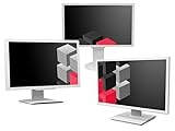 Various 24 Zoll Business Computer Monitor, TFT, Desktop Gaming Monitor, Full HD (VGA - DVI - VESA), PC Bildschirm, Weiß/Hellgrau (Generalüberholt), 33299278-APrime