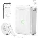 NIIMBOT Etikettendrucker, Bluetooth D110 Upgrade Selbstklebendes Etikettiergerät, Tragbarer Beschriftungsgerät Thermoetikettierer Aufkleber Druckbreite 15mm Kompatibel mit iOS Android Für Zuhause Büro