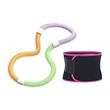 APLVFFZH Fitness-Hoop aus PVC, tragbar, für Bauchtraining und Sport, 1.5 Kg