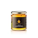 Caravella Fine Food - Italienischer Sulla Blütenhonig 250g - Mediterraner Klee, energiesteigernder pflanzlicher Honig für sportlicher, vielseitiger Zutat zum Kochen und Süßen - reiner, roher Honig