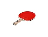 HUDORA Tischtennisschläger Game - hochwertiger Ping Pong Paddle mit ITTF KARATE-Turnierbelag - Tischtenniskelle für Einsteiger & Profis - komfortabler Table Tennis Schläger aus Holz