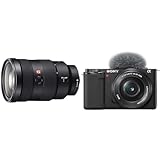 Sony SEL2470GM E-Mount-Kameraobjektiv: FE 24–70 mm F2,8 G Master Vollformat-Standard-Zoomobjektiv & Alpha ZV-E10 | APS-C spiegellose Vlog-Kamera