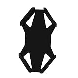 Homoyoyo Motorradhalter Handy aufsteller Handy Halter Halterung für fahrradträger Fahrrad navis fahradzubehör Motorradständer Fahrrad telefonhalter Telefonständer aus Silikon Black