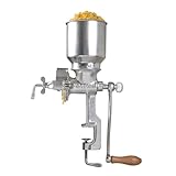 PORKERT VICTORIA Manual Grain Grinder with High Hopper Maismühle, Malzmühle, Gusseisen, Grau