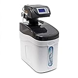 Wiltec SOFT-C1 Wasserenthärtungsanlage, Wasserentkalkung mit 500 l/h, Entkalkungsanlage mit Ionentauscher, Wasserenthärter mit 10 l Soletank