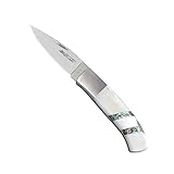 Moki Unisex – Erwachsene Messer S Pearl HP-30 Taschenmesser, Silber, one Size