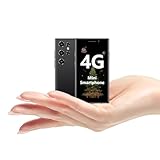 BLKE Max 3.0' Mini-Smartphone, 4G Kindertelefon, Dual-SIM-Karte, 2000 mAh Akku, Studententelefon im Taschenformat, Touchscreen Kleines Smartphone Schwarz