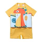 Flotation Schwimmanzug Baby Badeanzug Mädchen Jungen Schwimmhilfe Kinder Badebekleidung Schwimmtraining mit Abnehmbaren Auftrieb Unisex Schutz Bademode Sommer Strand Schwimmkraft Schwimmender