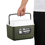 TILEZE Kompakte Kühlbox mit 5,4 QT | Hochleistungs-Lunchbox – robuste Kühlbox mit großer Kapazität für die Party am Strand, Picknick, auf Reisen