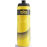 Science in Sport 800ml Trinkflasche in gelb mit Easy Mix System für Hydration/Energiepulver und -tabletten, auslaufsicher und spülmaschinenfest, ergonomische Form für Radflaschenhalter