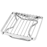 Toyvian Tragbarer Klappbarer Bbq Grill aus Kompakter Mini Grill mit Großer Kapazität Robustes Faltbares Grillrost für Camping Angeln und Outdoor Barbecue Platzsparend und Einfach zu