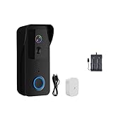 Intelligente Drahtlose Video Türklingel Digitale Visuelle Gegensprechanlage Wasserdichte Elektronische Guard 1080P Home Security Kamera 2,4G /5G Wifi(Size:T32-B5 Add 32G TF Karte)