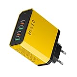 Adapter Für Europa, 2USB+2PD Europäischer Reiseadapter, 4-in-1 Multischnittstellen Schnellladegerät für Smartphones Reisen in Europa Rucksacktour Flughafen Geschäftsreisen Hotelaufenthalte und Studium