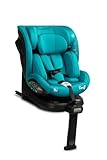 CARETERO - Reboarder 360 Drehbar mit Isofix - 4in1 Babyschale und Kindersitz Auto Gruppe 0-3 - für Kinder 40-150 cm, mit Station, verstellbare Rückenlehne, Stützfuß - Comfi Blau