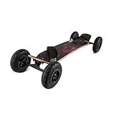 Mountainboard 37’’L Cross Country Skateboard All Terrain Longboard mit 95A Shock Absorber Mountain Skateboard mit Rollen