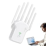 WLAN Verstärker,Wireless Internet Repeater - Dualband WLAN Verstärker Für Zuhause, Wohnmobil, Außenbereich, Keller & Wohnung