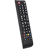 Universal-Fernbedienung kompatibel mit Samsung TV, Ersatz für alle Modelle, einfache Installation, ohne Programmierung, langlebig, ergonomisch gestaltet