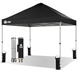 Pavillon 3x3 Wasserdicht Stabil Winterfest, Pop up Faltpavillon UV Schutz 50+, Partyzelt Für Outdoor Camping, 3-Fach Höhenverstellbar, Gartenpavillon mit Tragetasche