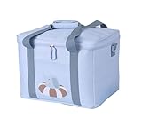 Monnëka Kühltasche, große Kapazität, 40 l, Thermotasche für Familienreise, Lunchbox, Kühlbox, Kühltasche, XXL, ideal für Picknick am Strand und beim Camping – Elephant