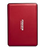 Maxone Externe Festplatte tragbare 320GB-2,5Zoll USB 3.0 Backups HDD Tragbare für TV,PC,Mac,MacBook, Chromebook, Xbox One, Wii u,PS4, Laptop,Desktop,Windows（Rot）