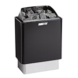 Harvia KIP45E Black Saunaofen 4,5 kW Elektroofen finnischer Saunaofen Schwarz