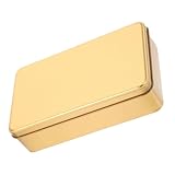 Abaodam Kasten Aufbewahrungskiste geschenkverpackung schmuck aufbewahrungsbox Kleine Metallbox Schmuckschatulle schmuckkästchen Keksdose kleine Dose Metallbehälter Weißblech Golden