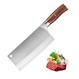 Hackmesser Professionelles chinesisches Kochmesser High Carbon Edelstahl Küchenmesser für Super Sharp Blade für Home-Restaurant (20 cm kochmesser)