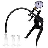 Youxclian 3 Stück Nippelsauger Set Extra Stark Nipple Pump Sucker Saugen Brustpumpe Vakuum Pussy Pump Nipple Sauger Brustwarzen Vergrößerung Brust Klitoris Stimulator SM Sexspielzeug für Frauen