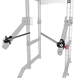 Verstellbarer Push-Arm-Griff, robuster Jammer-Arm-Aufsatz for Krafttraining im Heim-Fitnessstudio, NUR for 3'X3'-Rack MIT 1'-Loch, 1 Paar