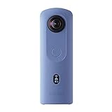 Ricoh Imaging RICOH Theta SC2 BLAU, 360°-Kamera mit Bildstabilisierung, hohe Bildqualität, High-Speed Datentransfer, Nachtaufnahmen mit geringen Bildrauschen, klein & leicht, für IOS und Android