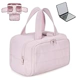 Maison Ginza Cloud Tragetasche, 4-in-1 Puffy Multifunktionaler Kulturbeutel, konische breite Öffnung, Organizer Tasche, Trocken- und Nasstrennung, für Zubehör, Essentials, Toilettenartikel