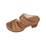 Generisch Hausschuhe Damen Sommer Sandalen Damen Keilabsatz Schuhe Orthopädische Sandalen Plateau Sandaletten Mit Absatz Riemchensandalen Sommerschuhe Strandschuhe Absatzschuhe Leichte Bequeme