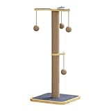 Großer Für Katzen | Kratztonne Mit Sisal,Möbelschutz Mit Ball Zum Klettern Training Für Kitten Sofa Teppich Boden Wand